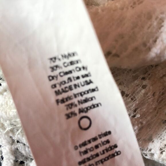 LulaRoe white lace cardigan sz M - Picture 5 of 5